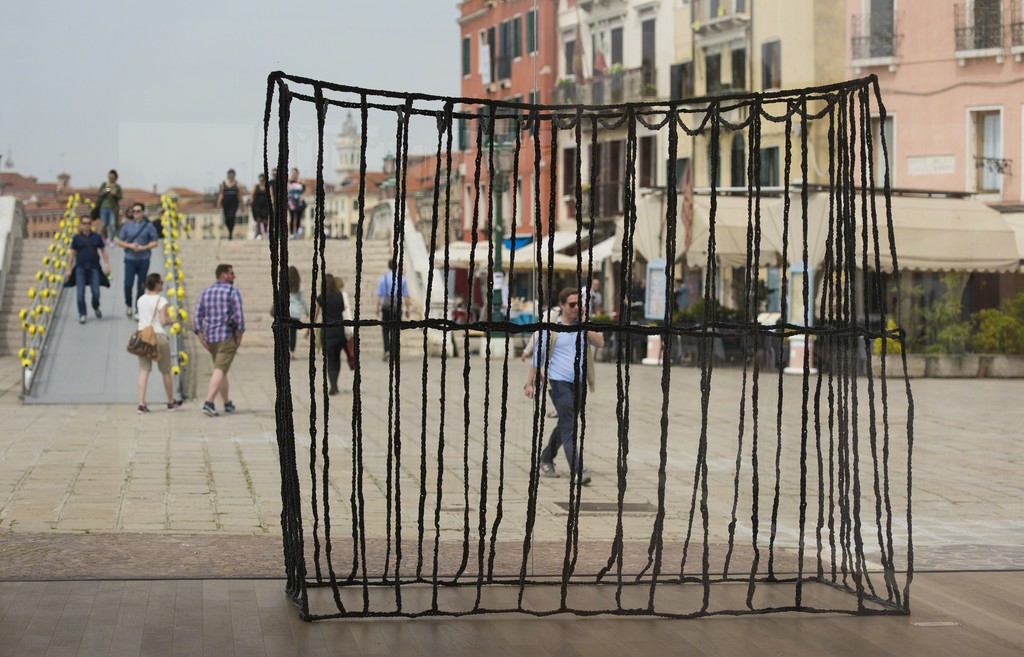 Anna Zvyagintseva: The Cage, 2010. in Hope!, Pavilion of Ukraine, 56th International Art Exhibition, Venice Biennale 2015